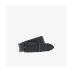 ショッピングラコステ LACOSTE / ラコステ リバーシブルガンメタバックルレザーベルト