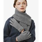 ショッピングラコステ LACOSTE / ラコステ アラン柄ブレンドウールニットグローブ