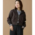 LACOSTE / ラコステ 裏パイルクロップドジップフーディー