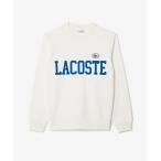 ショッピングラコステ LACOSTE / ラコステ フロッキーカレッジロゴクルーネックスウェット トレーナー