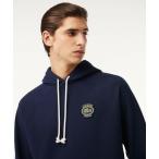 LACOSTE / ラコステ オーガニックコットン 裏パイル オーバルエンブレムエッセンシャルフーディー