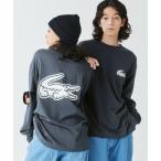 ショッピングラコステ LACOSTE / ラコステ 【オンライン限定】LACOSTE オーバーサイズ バックプリント ロングスリーブTシャツ