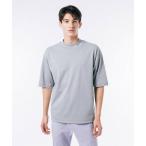 ショッピングサマーニット LACOSTE / ラコステ 5分袖モックネックサマーニットTシャツ