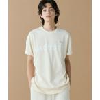 LACOSTE / ラコステ ヘビーウェイトブランドネーム ラバープリント ロゴ半袖Tシャツ