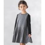 BeBe Petits Pois Vert / �x�x �v�` �|�� ���F�[�� �O�����`�F�b�N�W�����X�J(95~150cm)