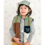 ショッピングSlip SLAP SLIP / スラップ スリップ 胸刺しゅうバイカラーリバーシブルボアベスト(80~130cm)