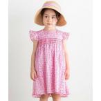 Tartine et Chocolat / タルティーヌ エ ショコラ 【日本製】【お揃い】リバティ(Aralia Pansy)タナローンスモッキングワンピース(90~140cm)