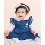 SLAP SLIP BABY /s LAP slip baby рукав оборка One-piece +bruma выставить baby (70~80cm)