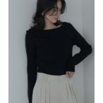 GALLEST / ギャレスト アシメオフショルニット