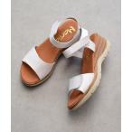 INTER-CHAUSSURES / インター ショシュール 【MARILA】ラウンドトウウエッジソールサンダル