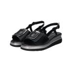 INTER-CHAUSSURES / インター ショシュール 【INTER-CAHUSSURES】バックルウエッジバックバンドサンダル