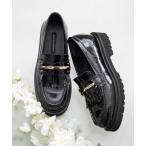 Bridget Birkin / ブリジットバーキン 【PARADIS COULEUR】メタルバーフリンジローファー