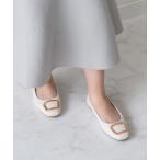 Bridget Birkin / ブリジットバーキン 【Bridget Birkin】スクエアバックルフラットシューズ