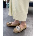 ショッピングバーキン Bridget Birkin / ブリジットバーキン 【BRIDGET BIRKIN】スクエアビジューモカシンシューズ