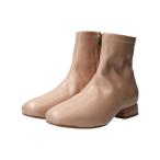 Bridget Birkin / ブリジットバーキン 【Bridget Birkin】パールチェーンヒールストレッチショートブーツ