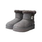 Bridget Birkin / ブリジットバーキン 【BRIDGET BIRKIN】ポイントビジュームートンブーツ