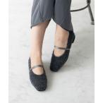 Bridget Birkin / ブリジットバーキン 【BRIDGET BIRKIN】エラスティックバンドもこもこスクエアバレエシューズ