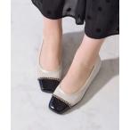 Bridget Birkin / ブリジットバーキン 【BRIDGET BIRKIN WALK】チェーンアクセントスクエアパンプス