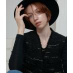 ショッピングフリンジ allureville / アルアバイル ジオリカツィードフリンジジレ