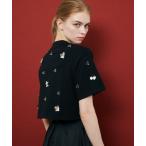 allureville / アルアバイル 【LOULOU WILLOUGHBY】スパンコールＴシャツ