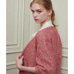 ショッピングラメ allureville / アルアバイル 【LOULOU WILLOUGHBY】フィルムラメミドルカーディガン