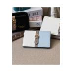 ショッピングサマンサタバサ Samantha Thavasa Petit Choice / サマンサタバサプチチョイス バイカラーフロントベルト 二つ折り財布