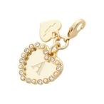 Samantha Thavasa Petit Choice / Samantha Thavasa маленький cho стул Heart biju- initial (A) застежка-молния очарование 