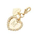 Samantha Thavasa Petit Choice / Samantha Thavasa маленький cho стул Heart biju- initial (M) застежка-молния очарование 