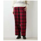NEWYORKER / новый yo- машина шерсть tartan one tuck конические брюки 