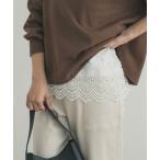 URBAN RESEARCH DOORS / アーバンリサーチ ドアーズ 裾レースカットソー