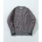 URBAN RESEARCH ROSSO / Urban Research rosso [XL размер есть ] birz I рисунок вырез лодочкой вязаный 