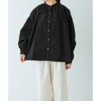 ショッピングドット かぐれ / かぐれ ドットコーデュロイブラウス