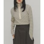 KBF / ケービーエフ タートルホックボーダートップス