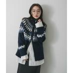 SENSE OF PLACE by URBAN RESEARCH / センスオブプレイス バイ アーバンリサーチ 『洗濯可』ノルディックジップセーター