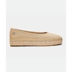 LAUREN RALPH LAUREN SHOES / ローレンラルフローレンシューズ LAUREN RALPH LAUREN R03H Luize キャンバス バレエ エスパドリーユ ベージュ フラットシューズ
