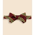 Brooks Brothers / Brooks Brothers шелк BB#1 полоса rep bow Thai Made in USA