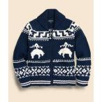 Brooks Brothers / ブルックス ブラザーズ ウール　GFロゴ　フルジップ　カウチンセーター