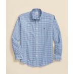 Brooks Brothers / ブルックス ブラザーズ ノンアイロン ストレッチオックスフォード GFロゴ チェック カジュアルシャツ Regular Fit