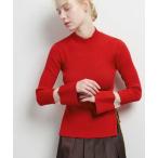 ショッピングカフス LANVIN en Bleu / ランバン オン ブルー シアーポイントカフスリブニット