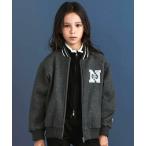 nexchic / ネクシック ロゴバッチ裏ジャギー裏毛スタジャン(110~150cm)