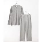 TAKEO KIKUCHI　Homewear &amp; Underwear / タケオキクチ　ホームウエアアンドアンダーウエア 長袖ヘンリーネックニットパジャマ