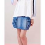 ショッピングメゾピアノ mezzo piano junior / メゾピアノジュニア リボンフラップカーゴスカパン