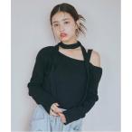 ショッピングlovetoxic Lovetoxic / ラブトキシック 【DHOLIC】ボウタイつき長Tシャツ