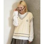 ショッピングlovetoxic Lovetoxic / ラブトキシック 【GOODPRICE】ケーブルニットTシャツSET