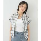 ショッピングlovetoxic Lovetoxic / ラブトキシック 【綿100％】チェックノースリーブドロストシャツ