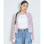 ショッピングlovetoxic Lovetoxic / ラブトキシック インナーつきシアーチェックシャツ