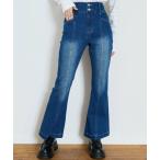 ショッピングlovetoxic Lovetoxic / ラブトキシック 【ストレッチ】スタイルアップフレアデニムパンツ