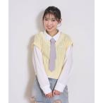 ショッピングlovetoxic Lovetoxic / ラブトキシック 【アラエル】ネクタイつきレイヤードベスト