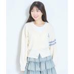 ショッピングlovetoxic Lovetoxic / ラブトキシック 【UV/洗える】バックロゴカーディガン