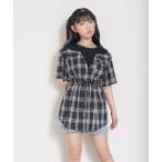 ショッピングlovetoxic Lovetoxic / ラブトキシック シャツドッキングプルチュニックワンピ